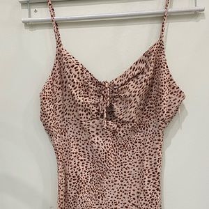 Quiet storm leopard print dress